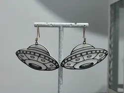 Orbit Pop Earrings - Free 3D Print Model