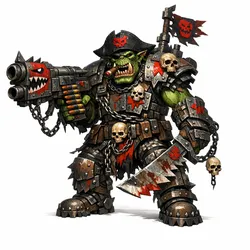 Ork Pirate Kaptain (free)