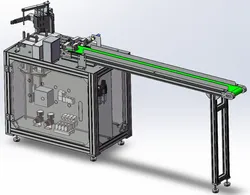 Persimmon Peeling and Peeling Machine SolidWorks
