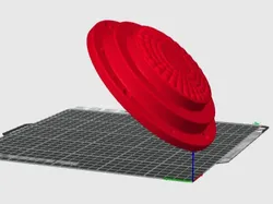 Replacement light cover for Auto-Lamp 575  - Free 3D Print Model
