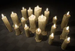 Set of 18 Candles
