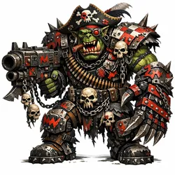 Space Orc Korsair Kaptain