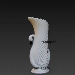 Swan vase