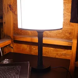 Table lamp with shade