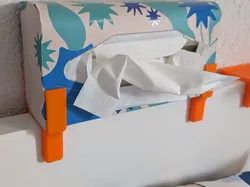 Tempo tissue box holder for Malm headboard - Free 3D Print Model