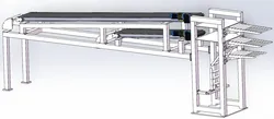 Three layer conveyor belt SolidWorks