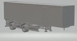Trailer flatbed 2axles guerra br 3D Print Model in Vehicle 641035