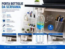 Under-Desk Space-Saving Bottle Holder - Free 3D Print Model