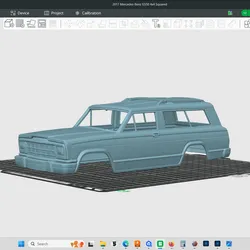 1979 Jeep grand Wagoneer hollow shell body