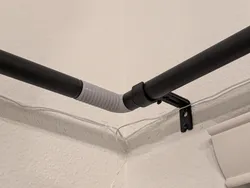 90 degree curtain rod connector