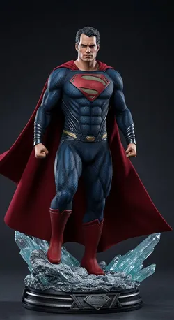 Bonecos 3d style manga anime super man homen de ao caricato 3D Print Model in Other 609116