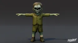Boy Ghoul T-Pose