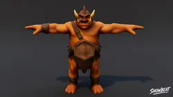 Bronze Ogre T-Pose Pack