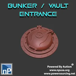 Bunker Entrance Free 3D Print Model in SCI-FI 609385