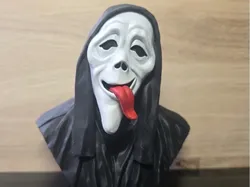 Busto de Scream Ghostface (¡Qué pasa!) Película de terror - AMS - Modelo de impresión 3D gratuito