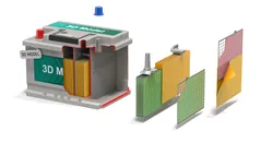 Car Battery Assembly Animation