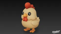 Cartoon Plush Chicken