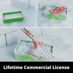 Commercial License | Ultimate Snow IGLOO Builder Kit | 3-in-1 Winter Set