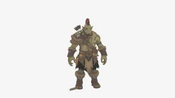 Detailed Feral Orc Hunter World of Style