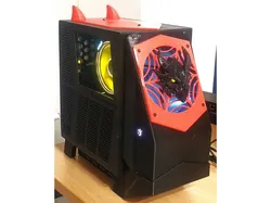 Gaming PC microATX using 255x250 bed