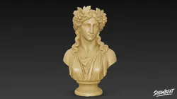 Greek God Dionysus Bust