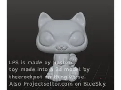 LPS Lucky Cat