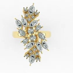 Marquise Cluster Ring