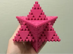 Merkaba Made of Inverse Sierpinski Tetrahedra - Level 4