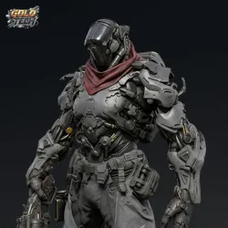 Nebrius - Cyberpunk Mechanical Warrior Robot