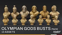 Olympian Gods Busts Pack