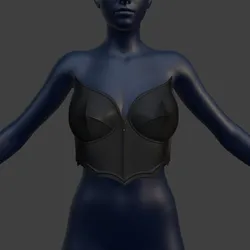 Pointed Breast Armor Plate