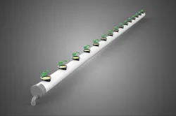 PVC PIPE CHANNEL NET POTS NFT HYDROPONIC CROP SEEDLING PLANT