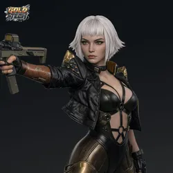 Quora Cyberpunk Anime Mercenary Girl - Stylish 3D Figure (120mm & 32mm)