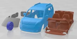 Renault Kangoo 2010 Printable Car 3D Print Model in Automotive 608381