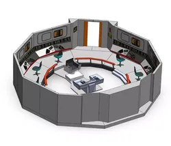 Star Trek Tos Bridge Complete Diorama