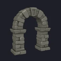 Stone Archway Ruins Terrain – D&D, rol, boardgames