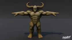 Stone Ogre T-Pose Pack