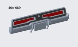 1:18 Dodge Charger 1969/Daytona rear light panel - Calandra posteriore