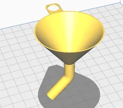 8mm diameter Funnel angled 45 degrees
