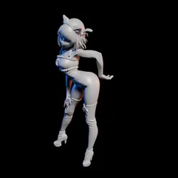 Anime Neko style figure