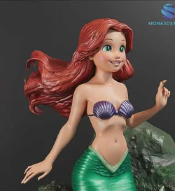Ariel - The Little Mermaid STL Pre-support Lychee - Ready to Print 3D Print Model in Toys 611853