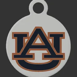 Auburn Tigers Keyring