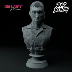Bad Bunny Third Eye Edition Premium 3D Bust STL