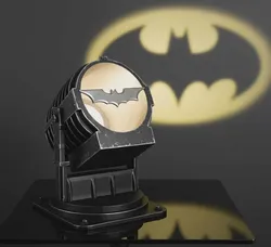 Bat-Signal Projector 3 Parts Pre-supported 3D Print Model in Toys 611370