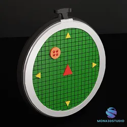 Bulmas Dragon Radar cosplay 3D Printable STL with Insertable Sliders 3D Print Model in Game Accessories 611598