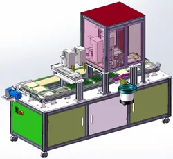Buzzer automatic dispensing and assembly circular assembly line