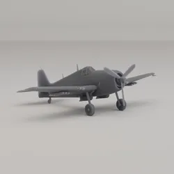 F6F-Hellcat Carrier-based Fighter United States WWII 1943 3D Print Model in Vehicle 611935