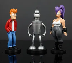 Futurama Characters Set Fry Bender Leela STL Files with Presupports 3D Print Model in Toys 611637