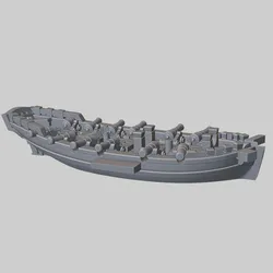 GB British Cutter HMS Alert  (10 guns), 1777-79 & Blender Exporter, AOA-GB-51