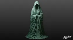 Ghost Statue Standing Vigil